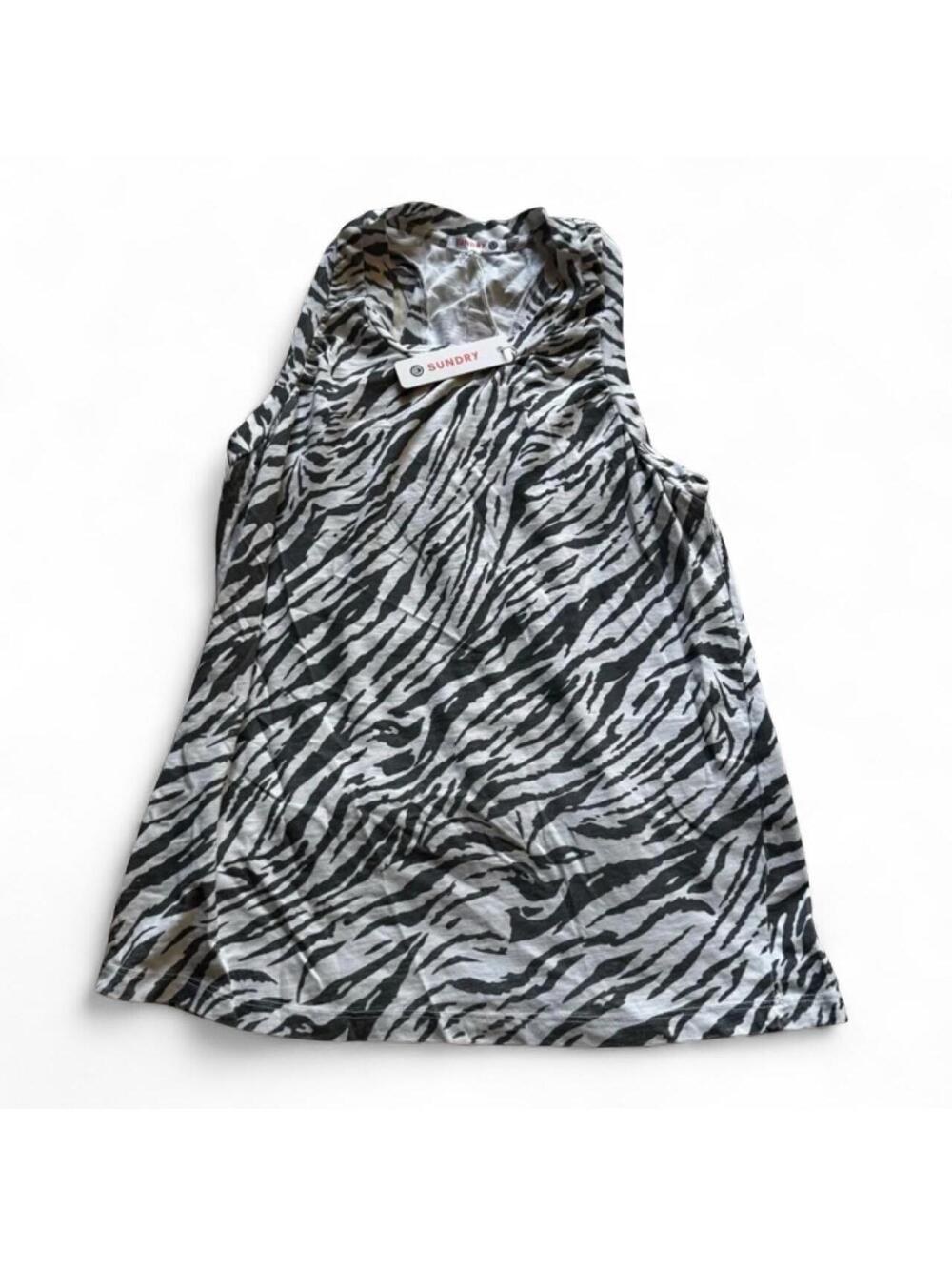 Sundry Women's Grey and Multi Vests-tanks-cami